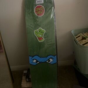 Santa Cruz Skateboards Green and Blue Deck